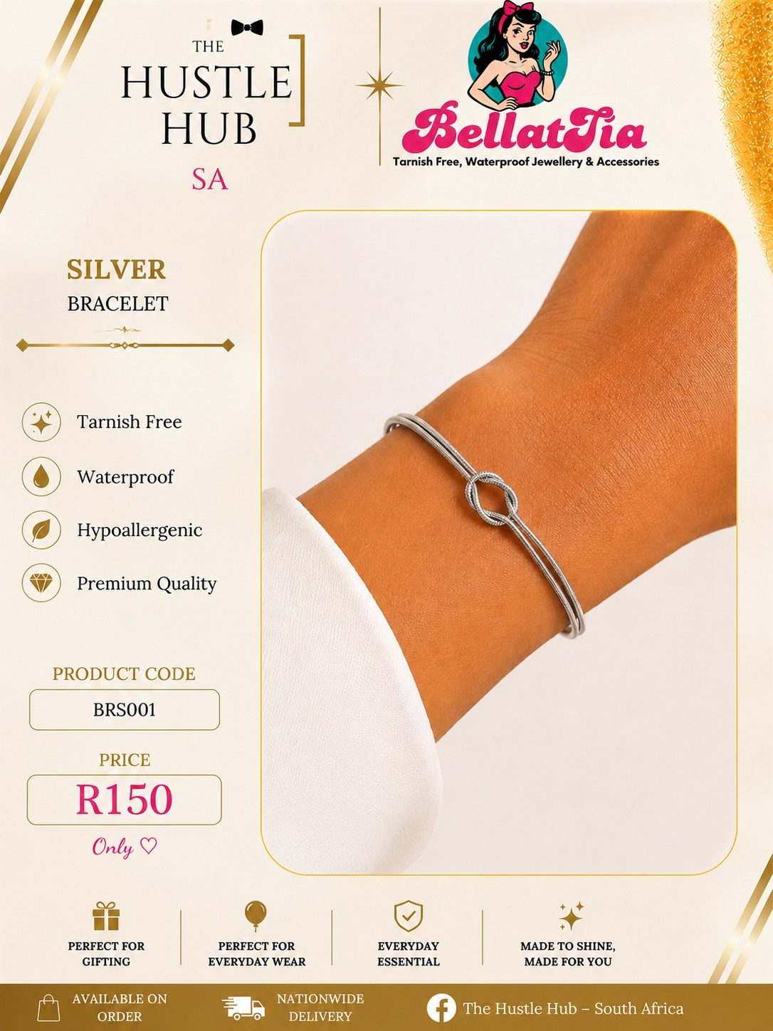 Silver Knot Bracelet
