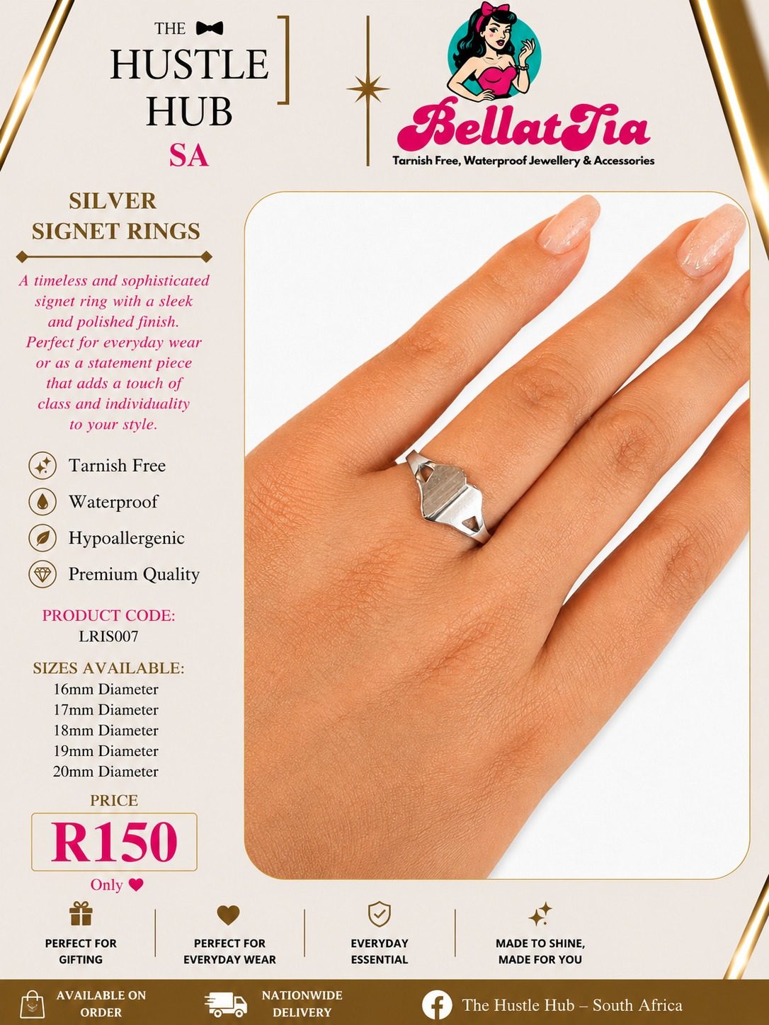 Silver Signet Ring
