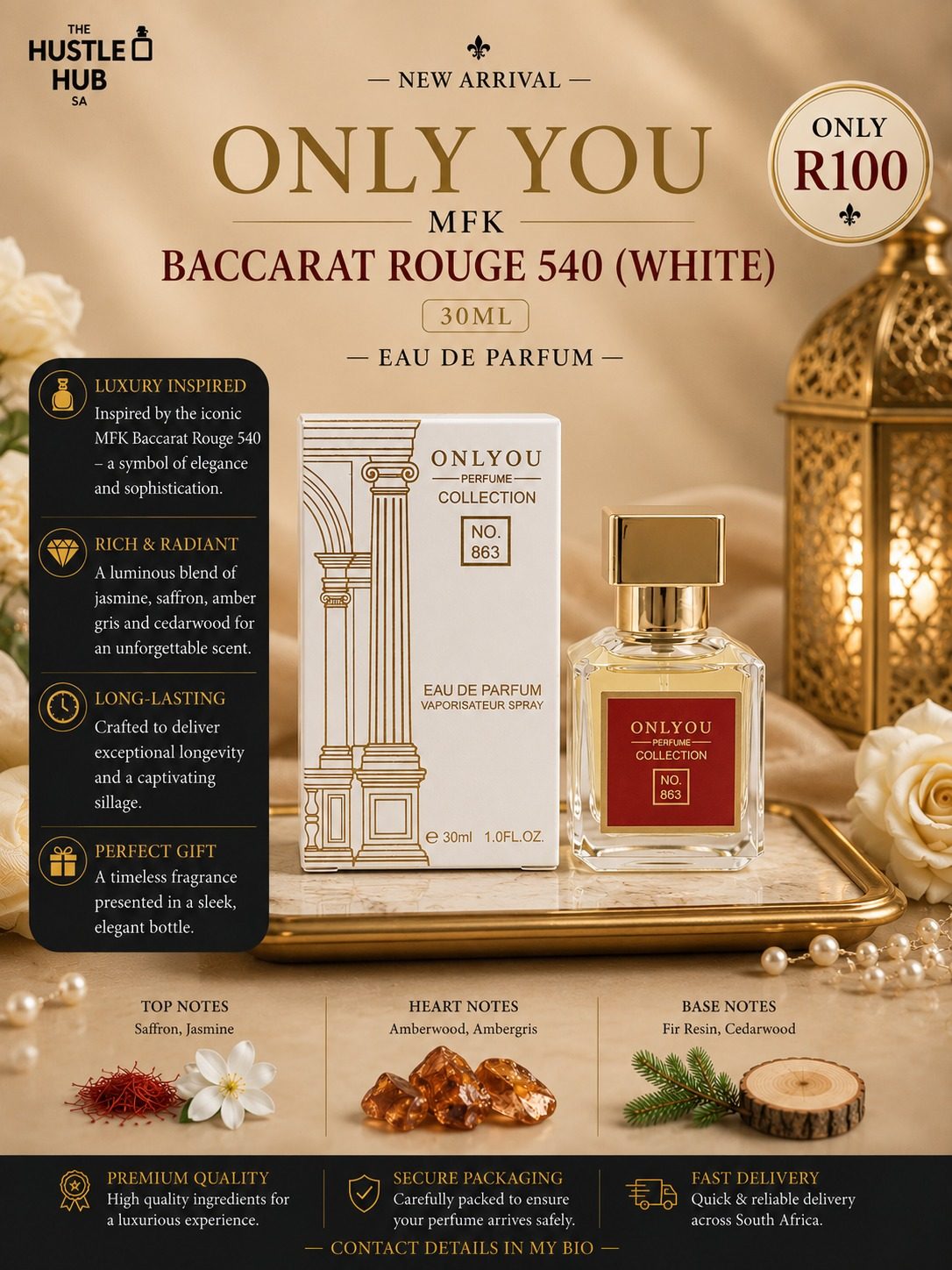 Only You Baccarat Rouge 540 (White)