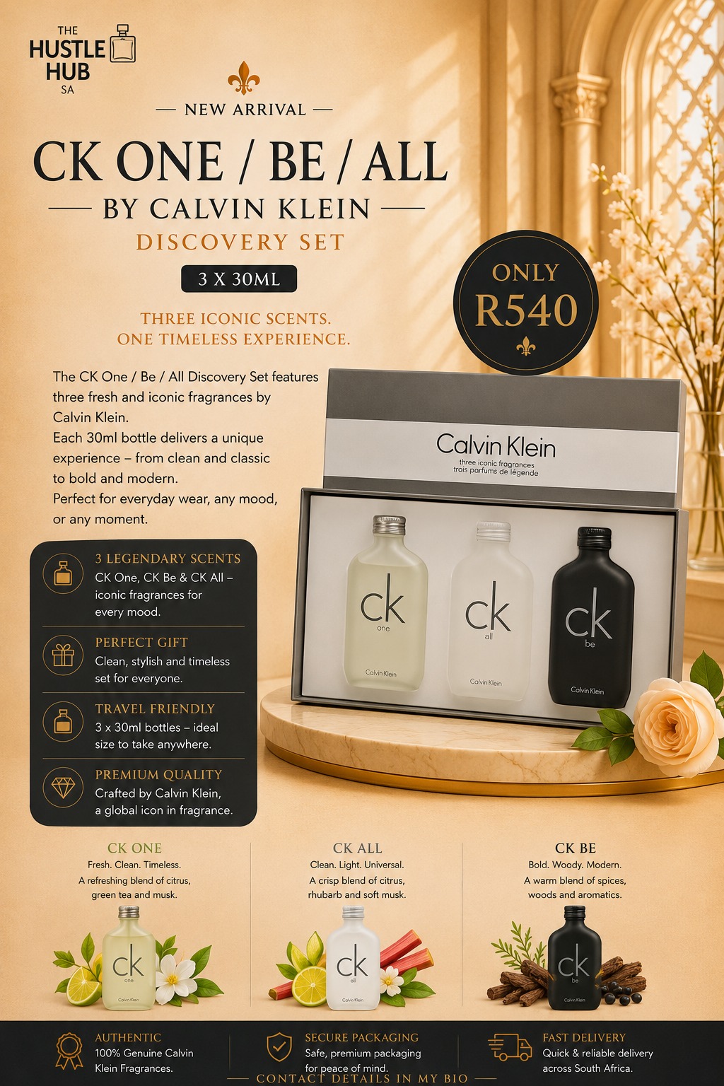 CK One Be All by Calvin Klein Discovery Set