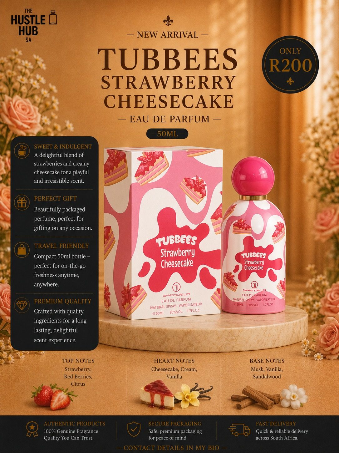 Tubbees Strawberry Cheesecake Mini