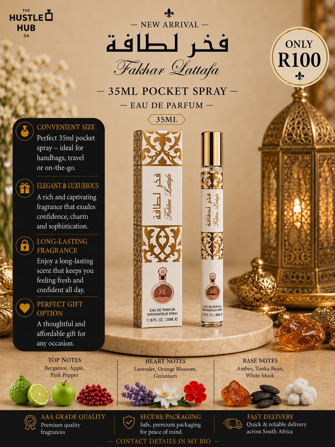 Fakhar Lattafa Pocket Spray
