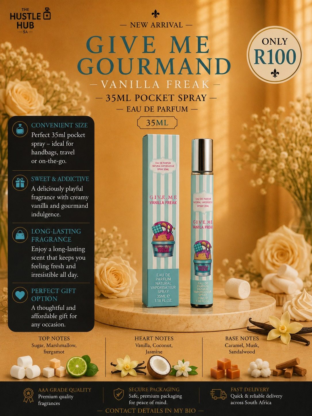 Give Me Gourmand Vanilla Freak Pocket Spray