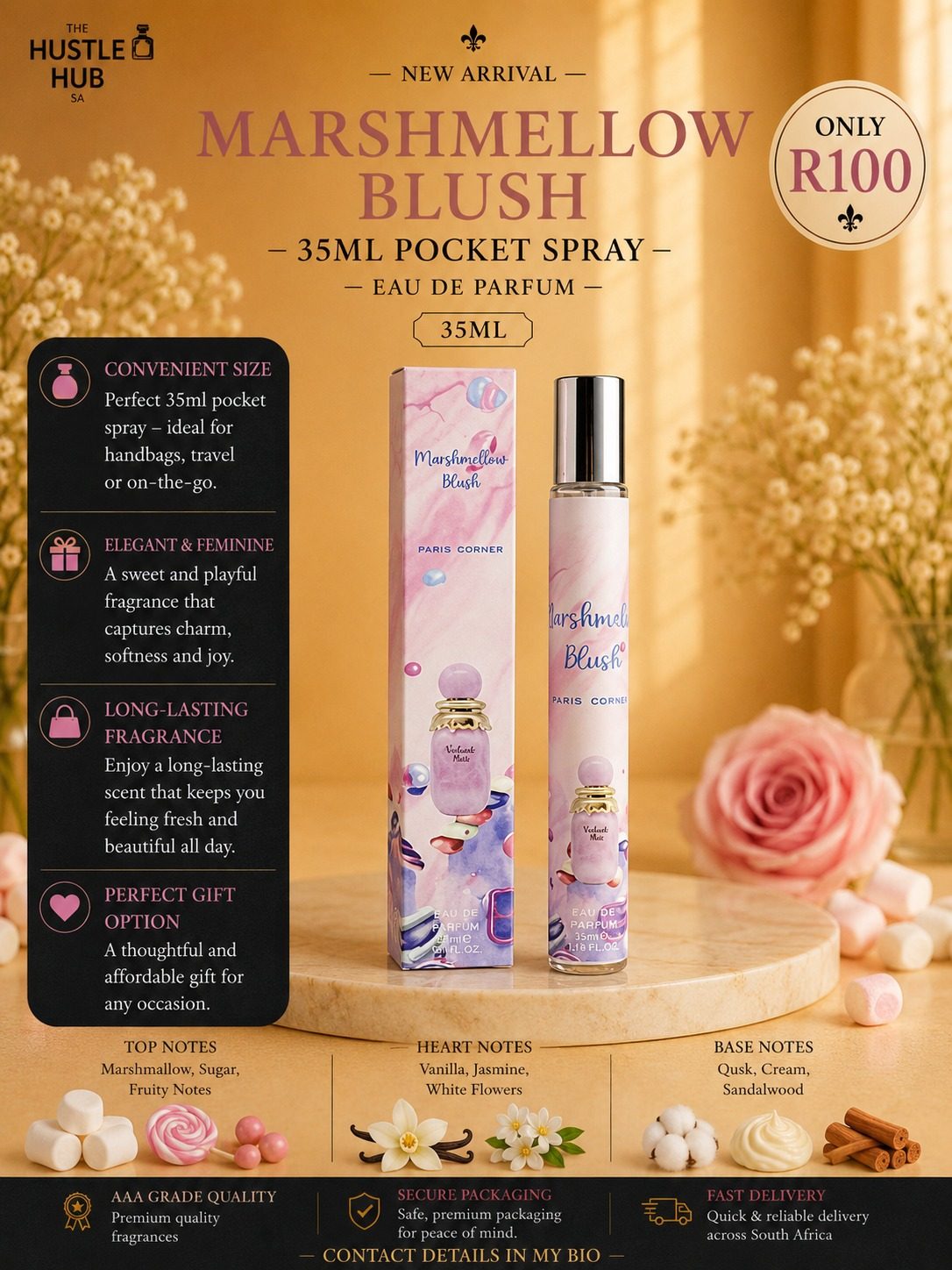 Marshmellow Blush Pocket Spray