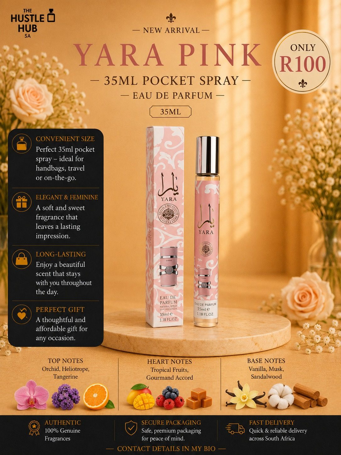 Yara Pink Pocket Spray