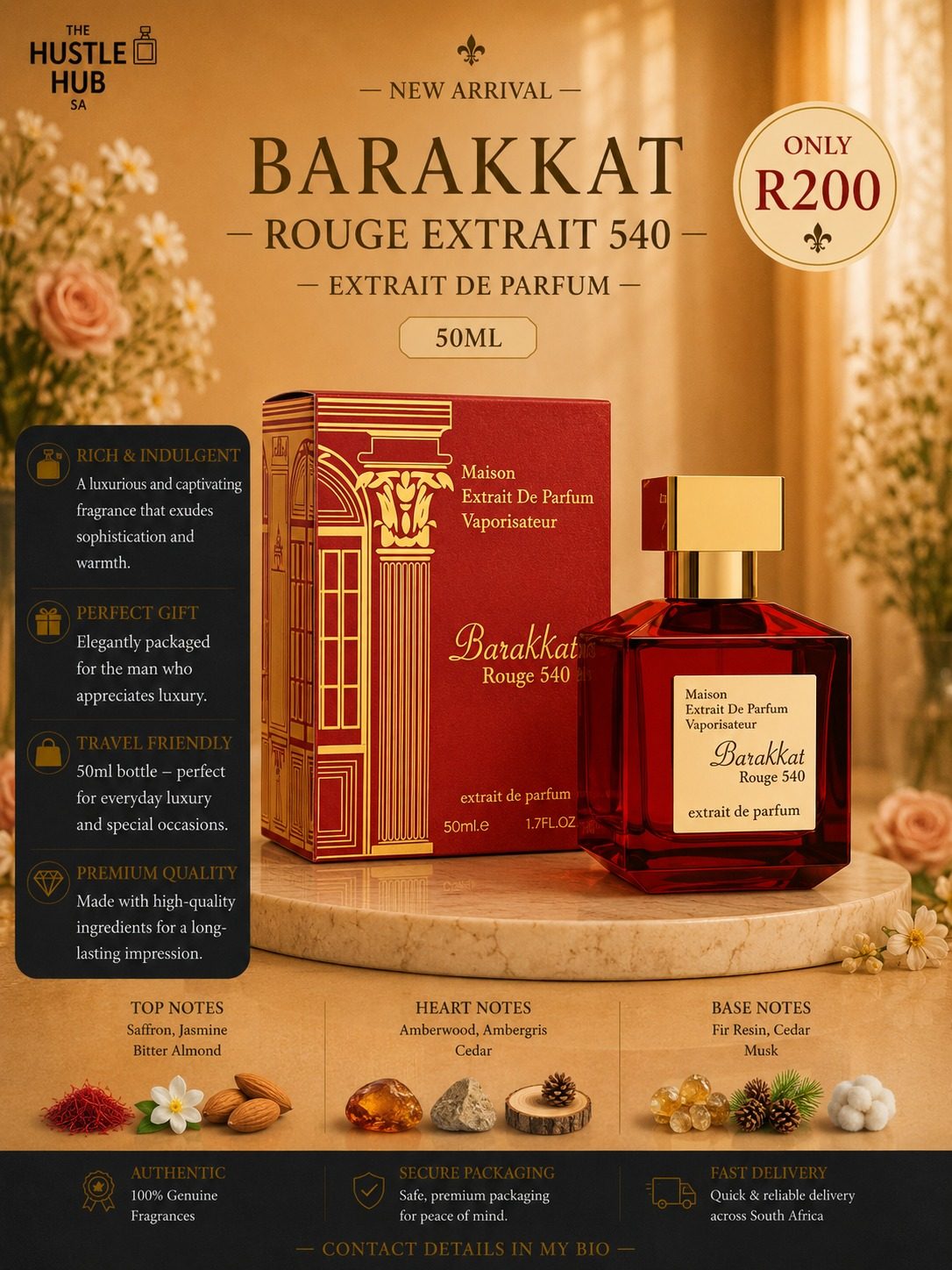 Barakkat Rouge Extrait 540 Mini