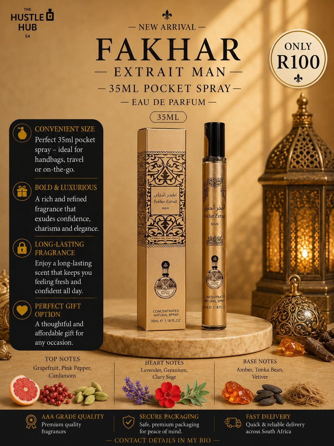 Fakhar Extrait Man Pocket Spray