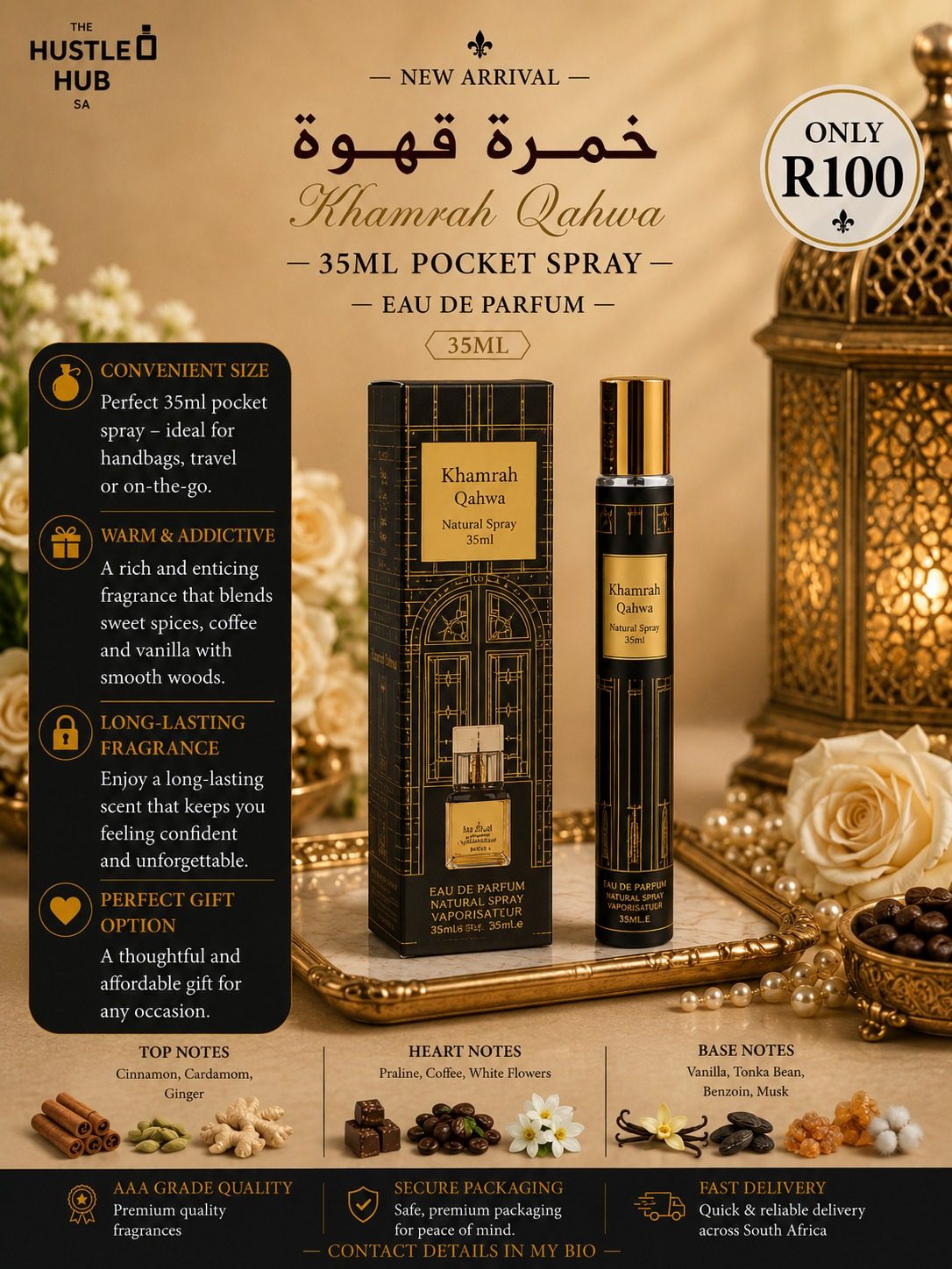 Khamrah Qahwa Pocket Spray