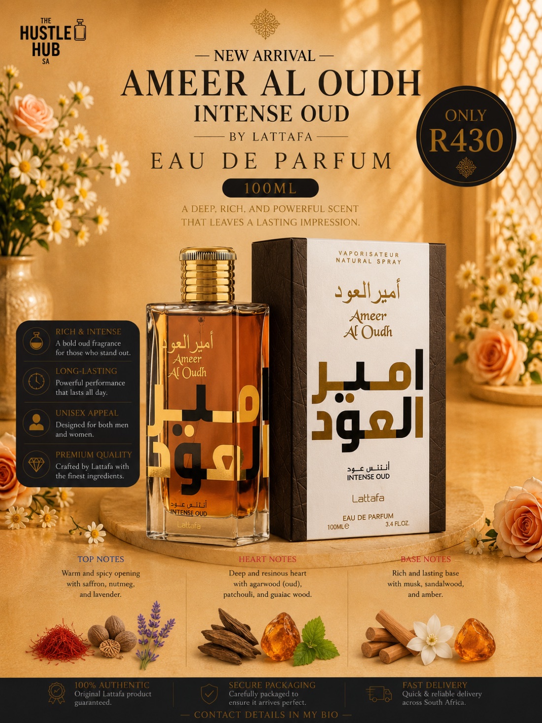 Ameer Al Oudh Intense Oud by Lattafa