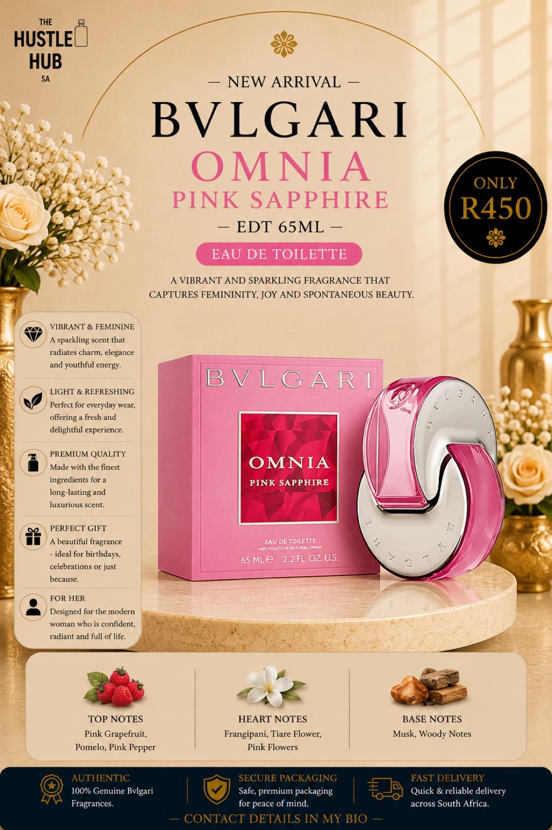 Omnia Pink Sapphire Eau de Toilette