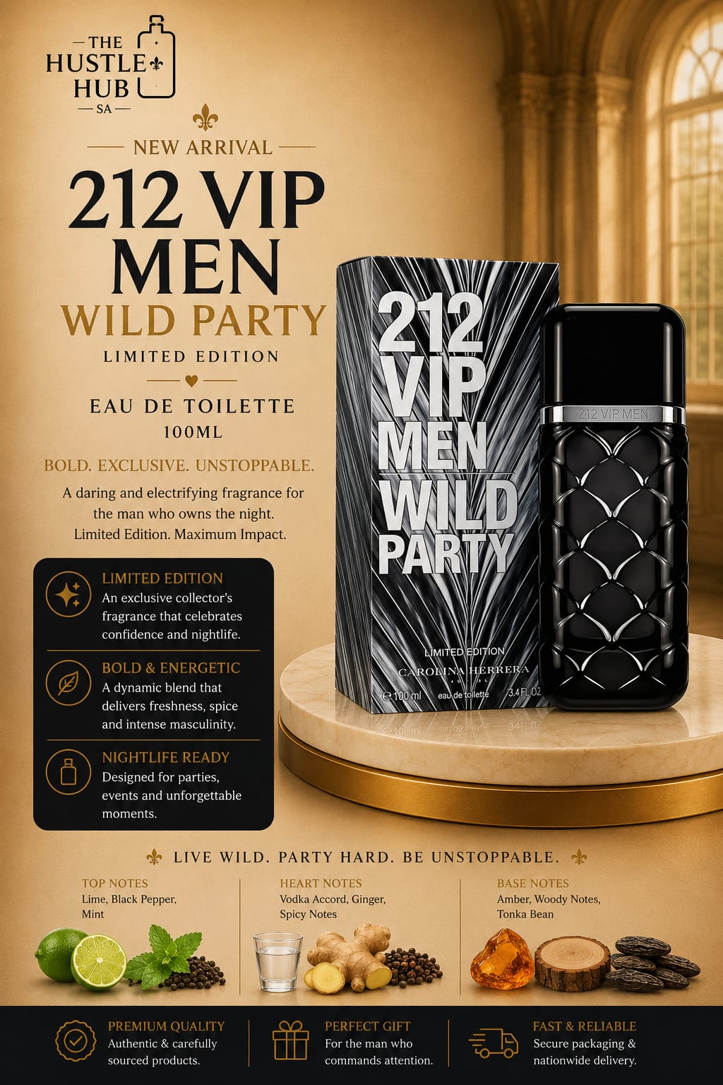 212 VIP Men Wild Party — Carolina Herrera