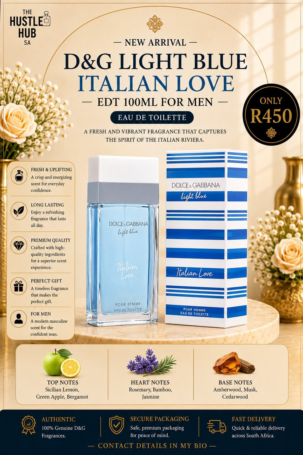 D&G Light Blue Italian Love