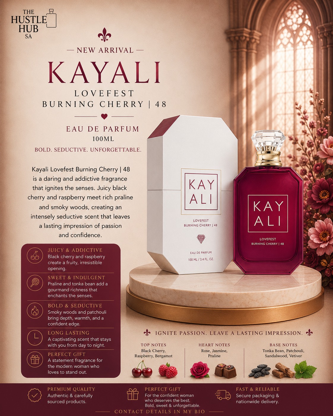 Kayali Lovefest Burning Cherry 48