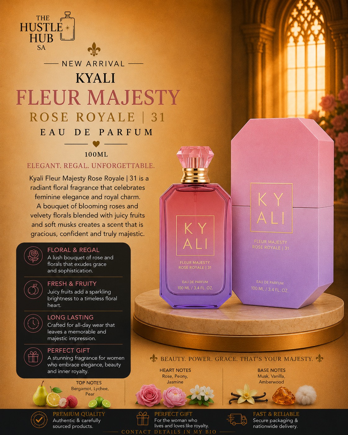 Kayali Fleur Majesty Rose Royale 31