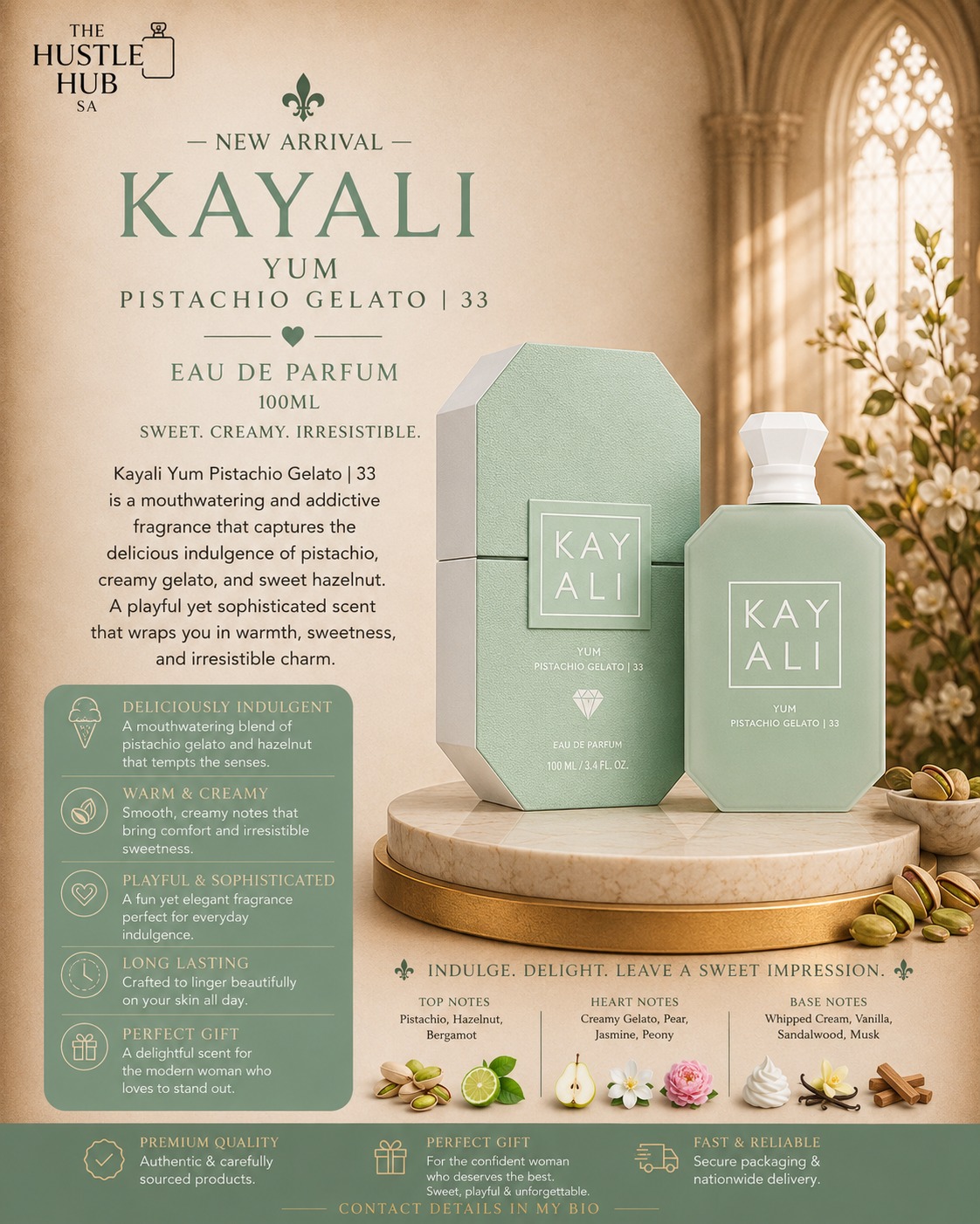 Kayali Yum Pistachio Gelato 33