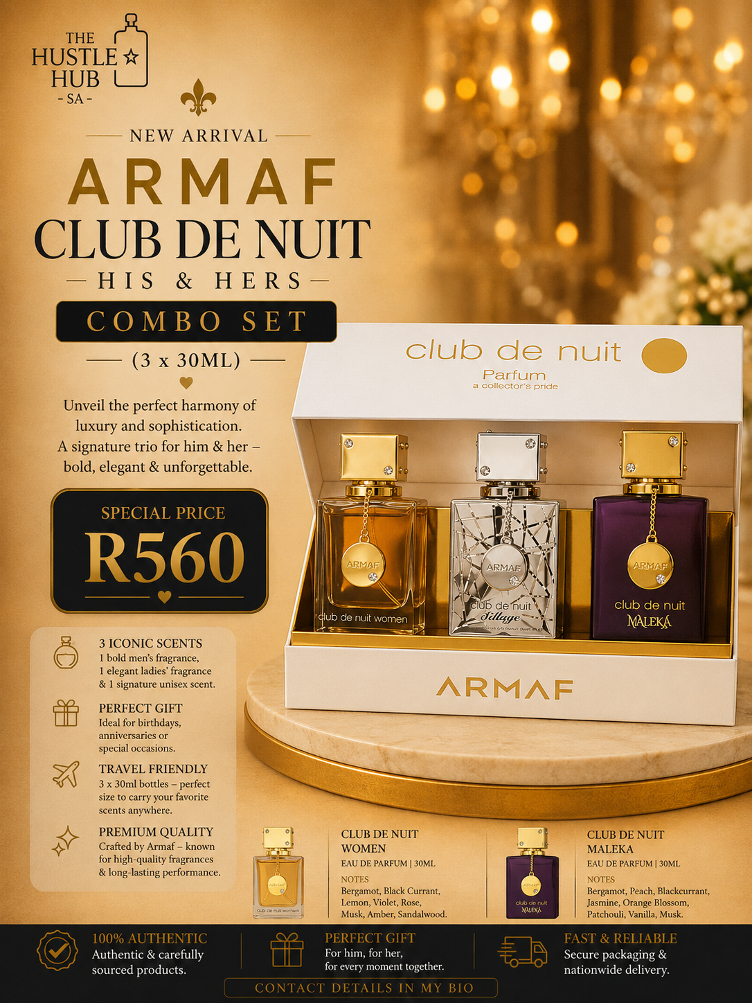 Armaf Club de Nuit His & Hers Combo Set 1