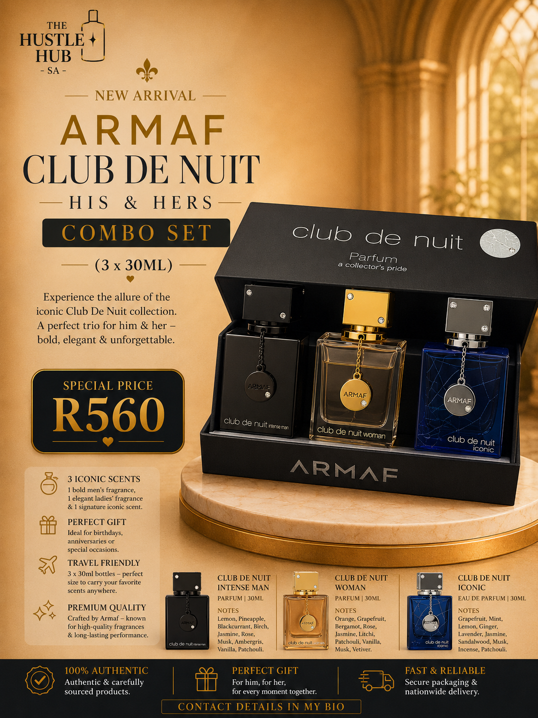 Armaf Club de Nuit His & Hers Combo Set 2