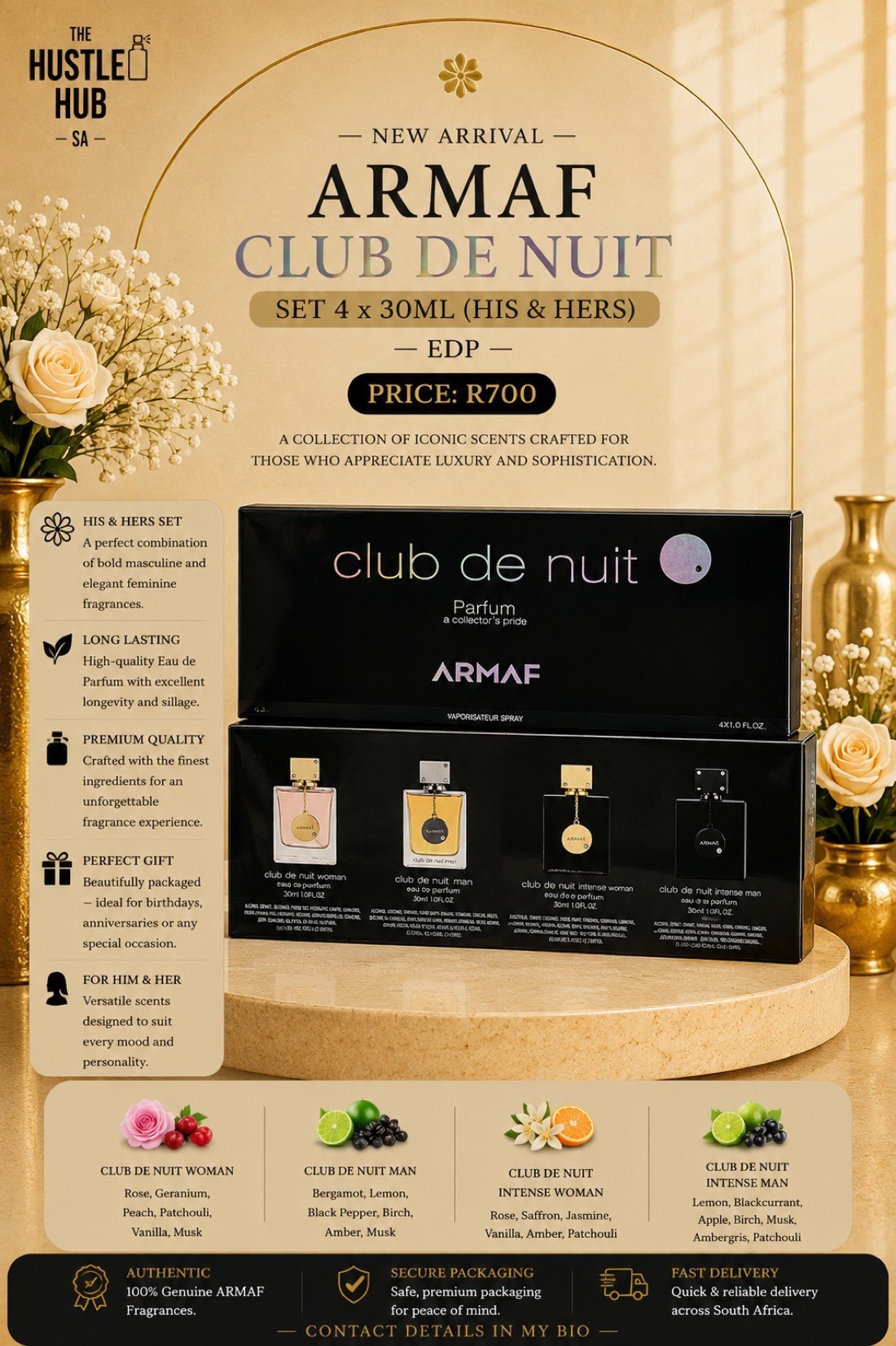 Armaf Club de Nuit His & Hers Combo Set 3