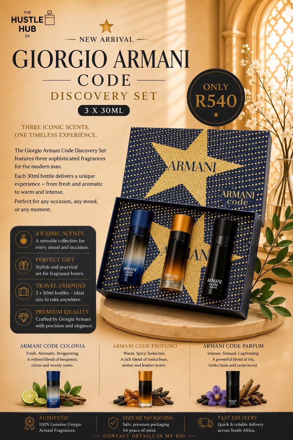 Giorgio Armani Code Discovery Set 3x30ml