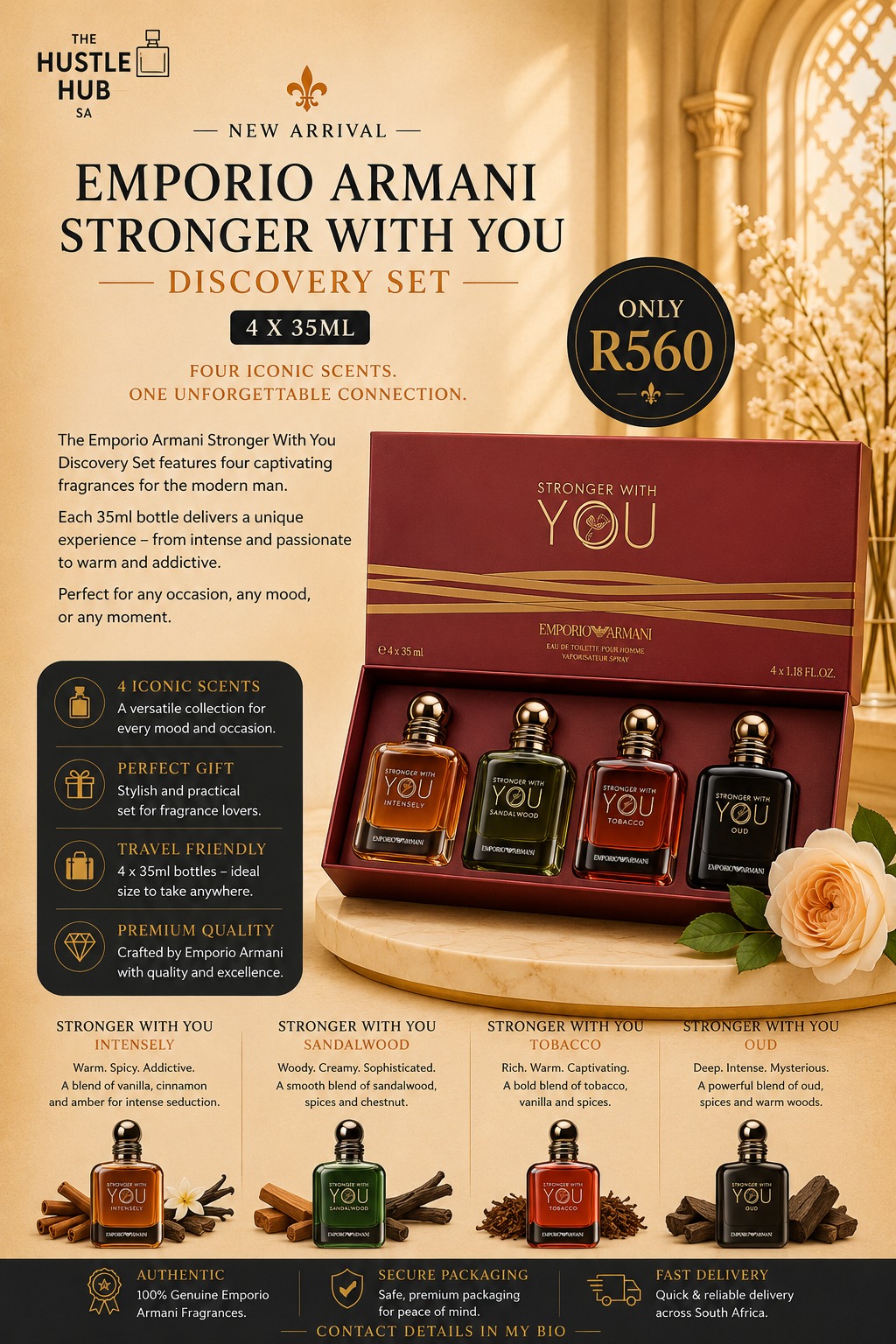 Emporio Armani Stronger With You Discovery Set 4x35ml