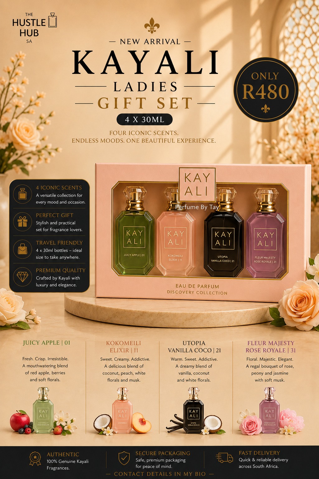 Kayali Ladies Gift Set 4x30ml Set B