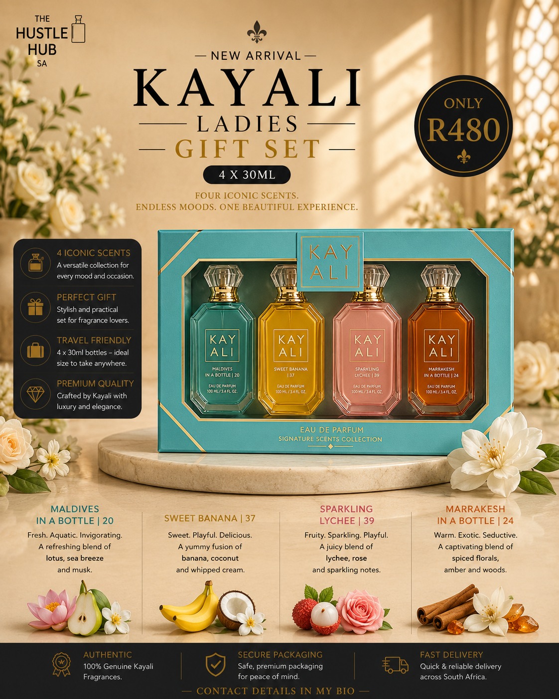Kayali Ladies Gift Set 4x30ml Set C
