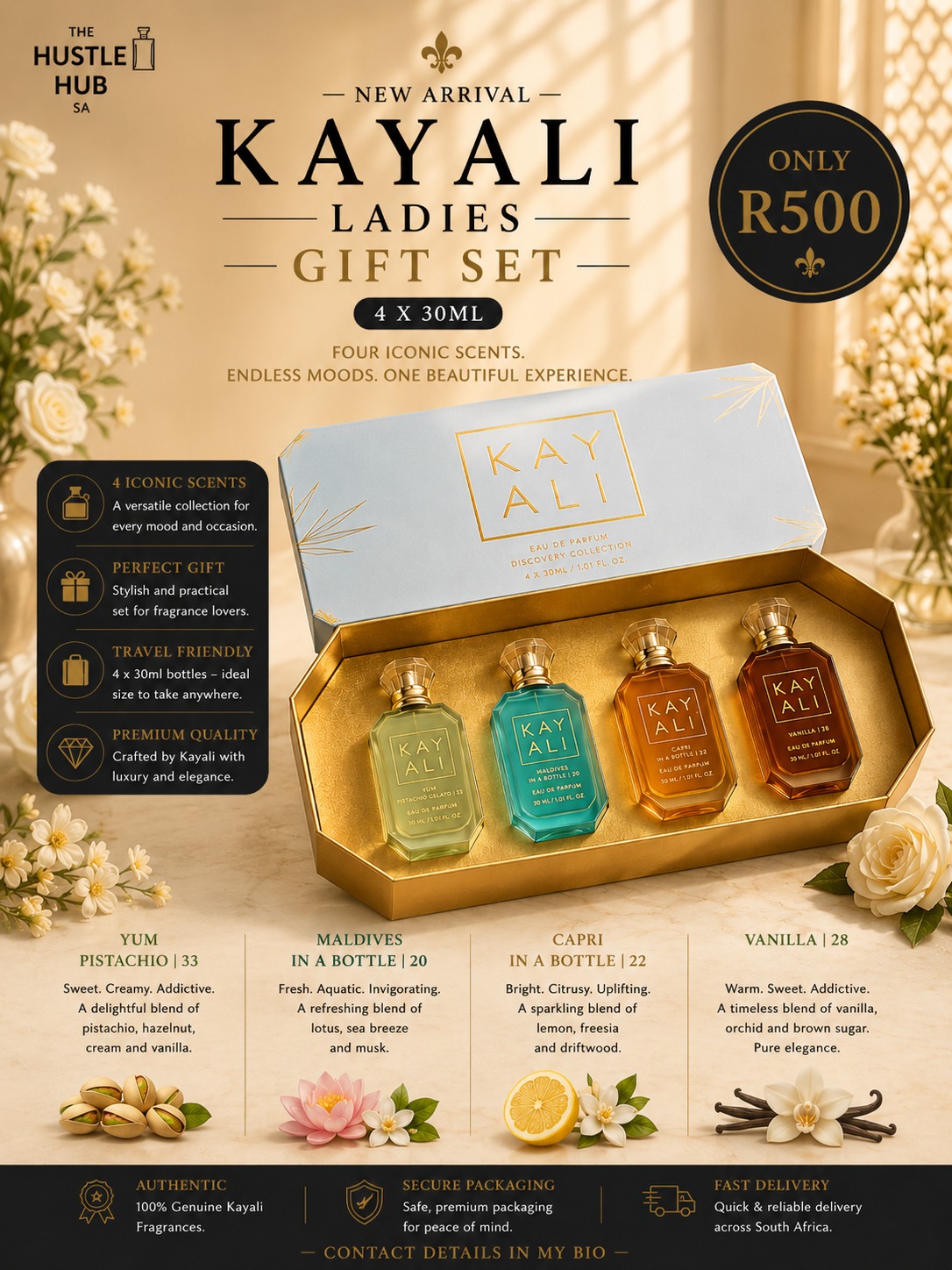 Kayali Ladies Gift Set 4x30ml Set E