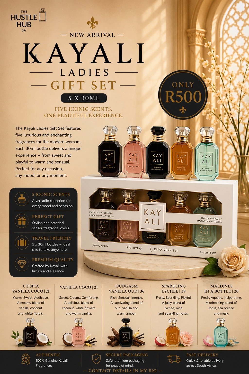 Kayali Ladies Gift Set 5x30ml Set A