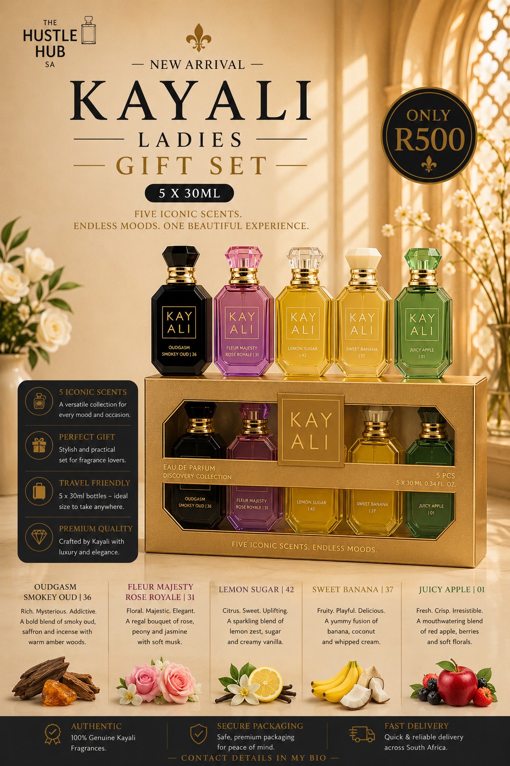 Kayali Ladies Gift Set 5x30ml Set C