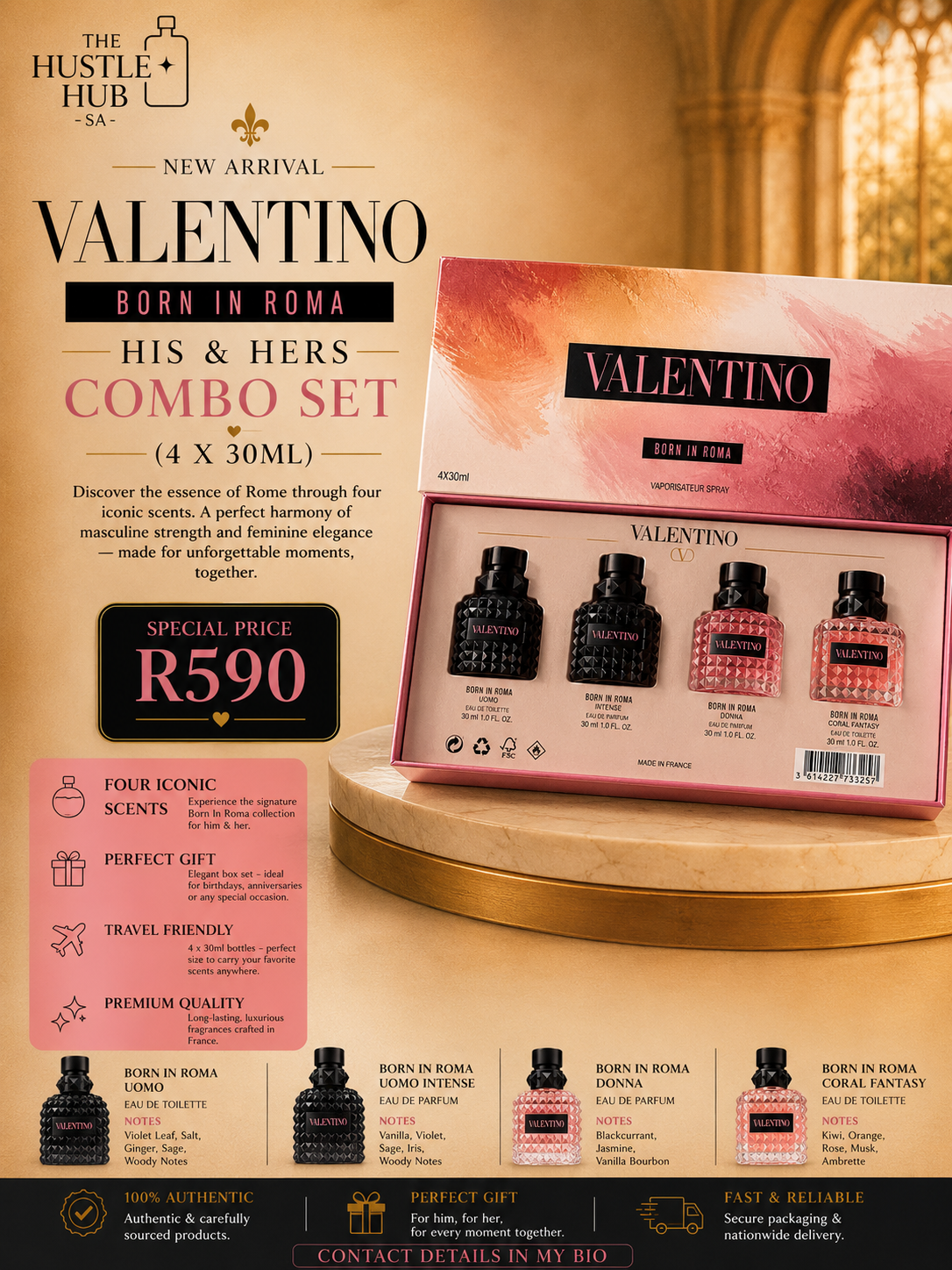 Valentino Born in Roma His & Hers Combo Set
