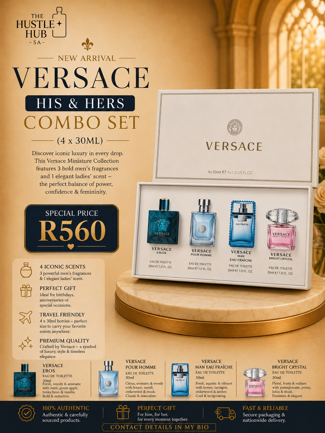 Versace His & Hers Combo Set