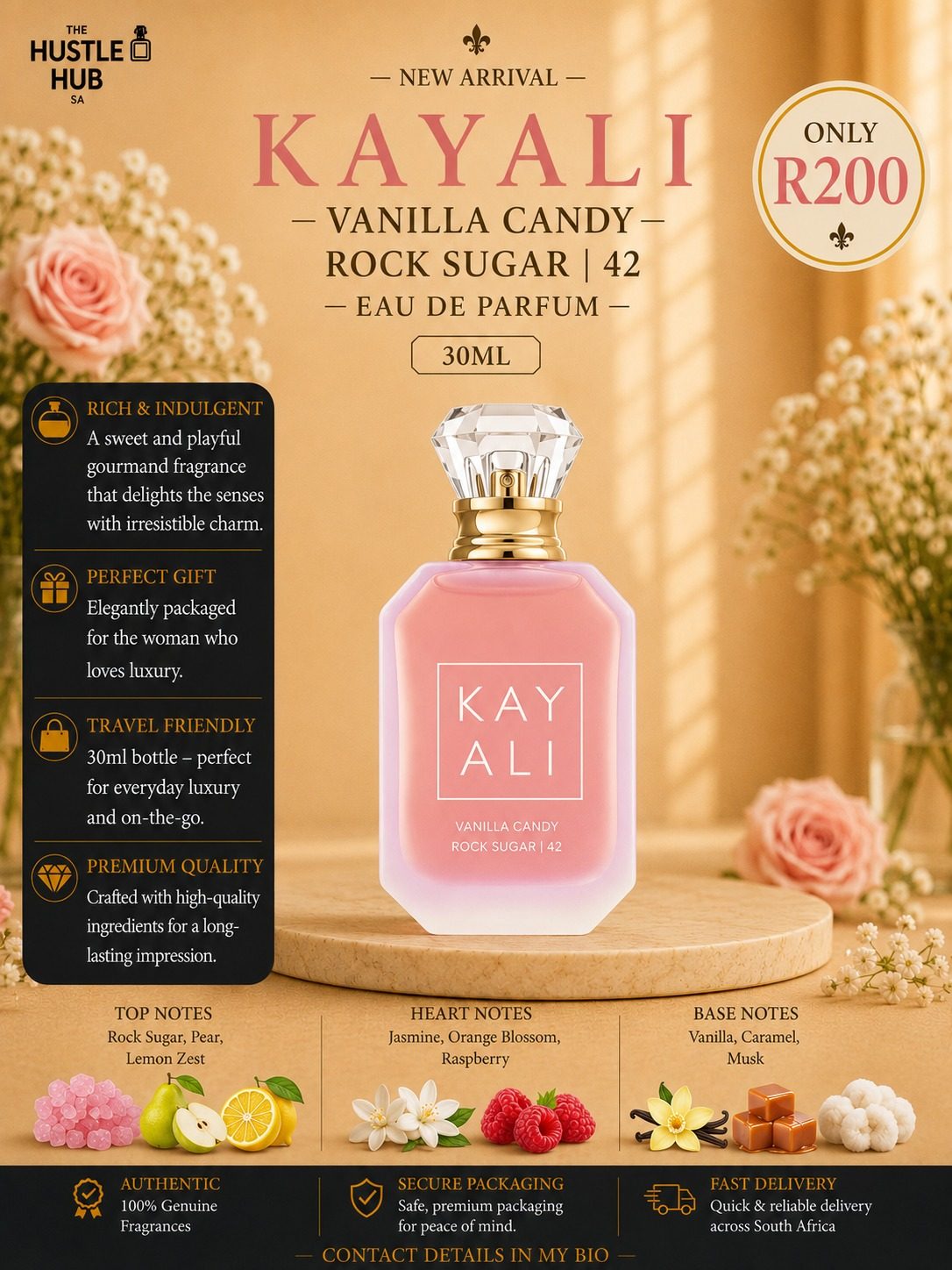 Kayali Vanilla Candy Rock Sugar | 42 Mini