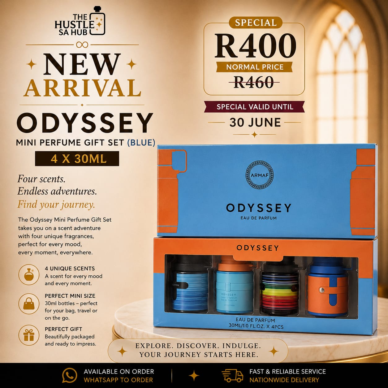 Odyssey Mini Gift Set Blue