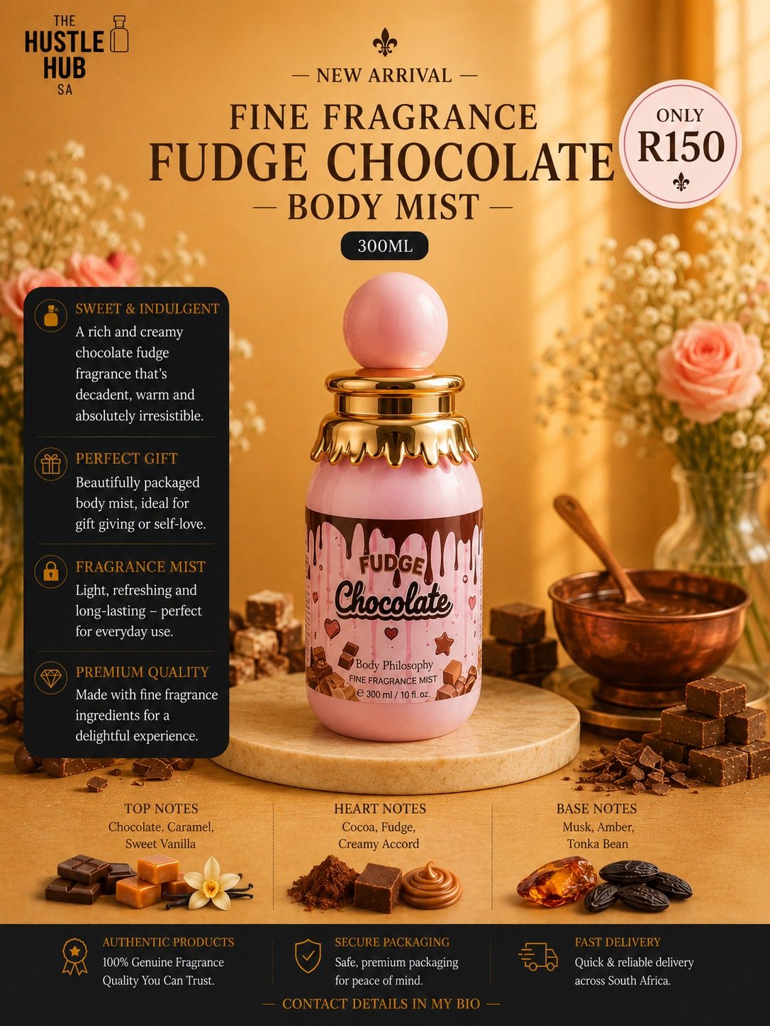 Fudge Chocolate Body Mist
