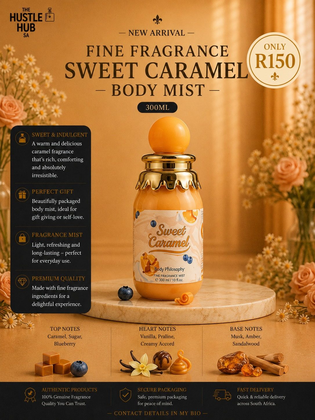 Sweet Caramel Body Mist