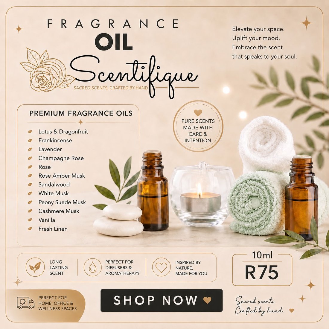 Scentifique Fragrance Oil 10ml