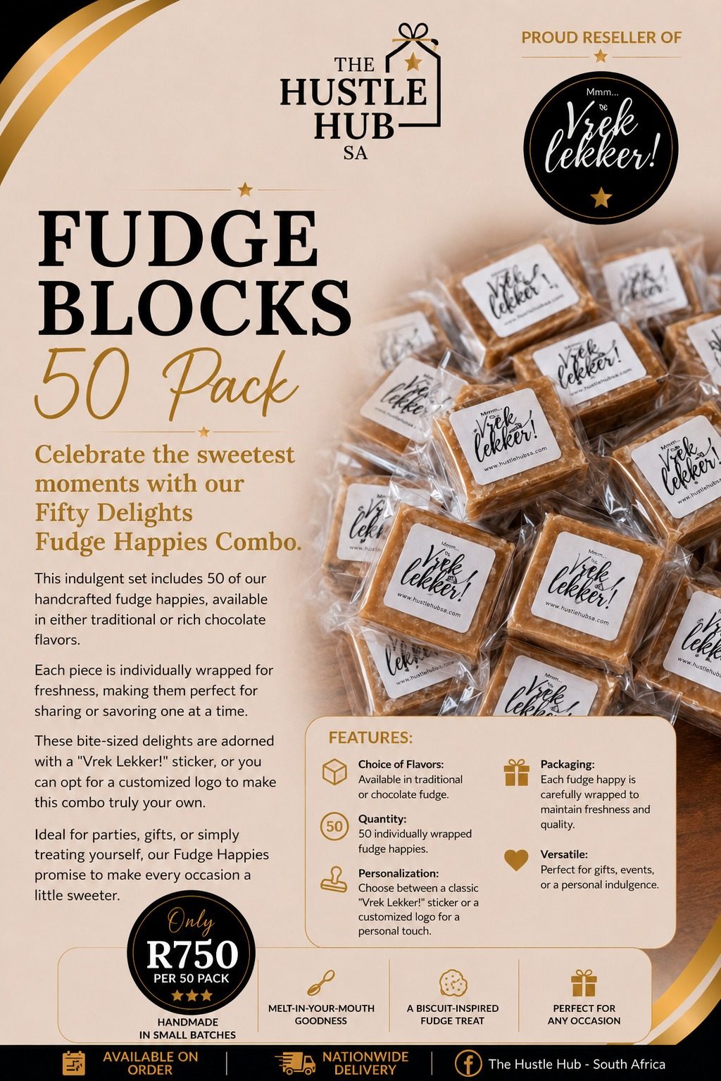Fudge Blocks 50 Pack