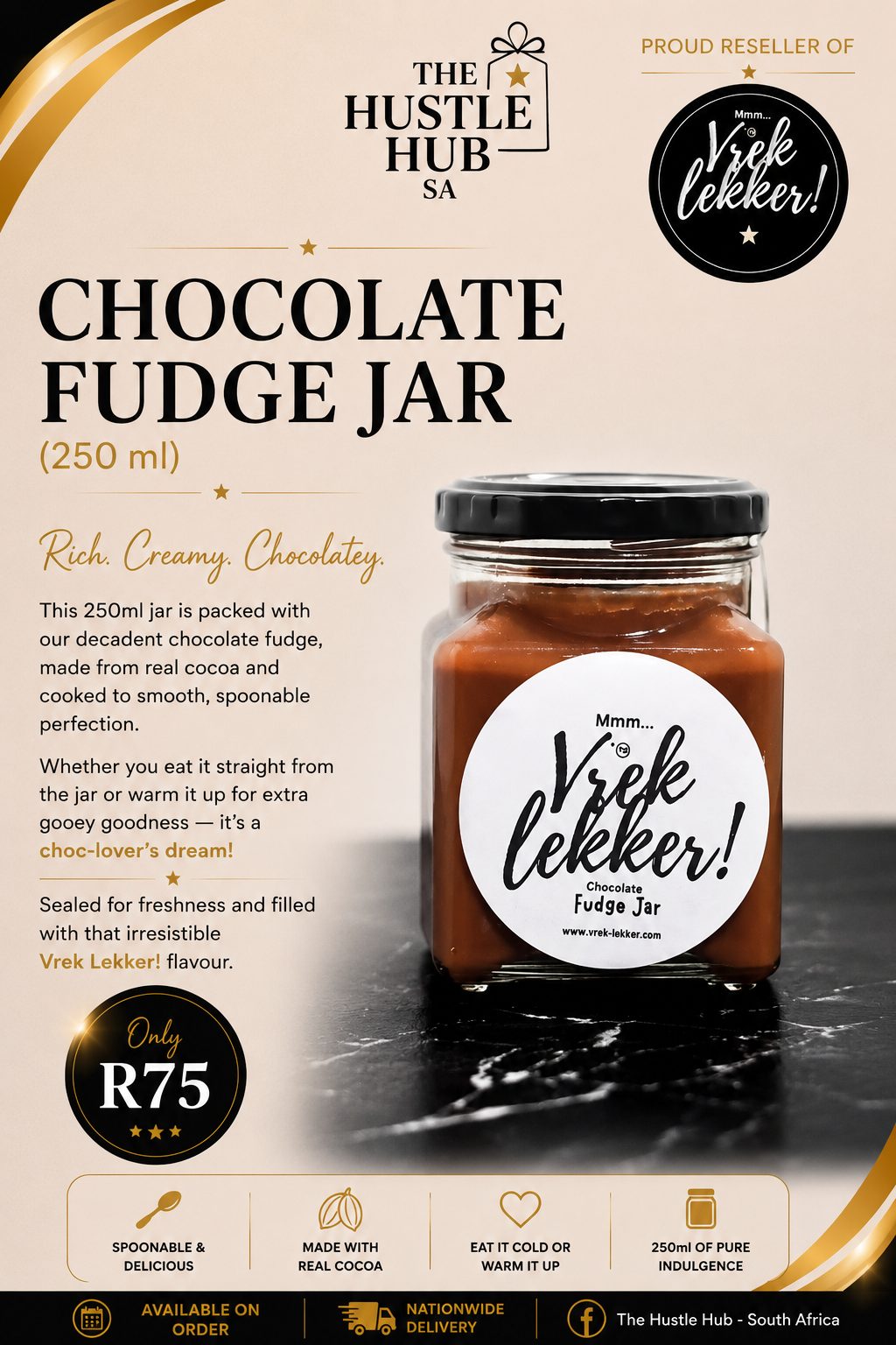 Chocolate Fudge Jar